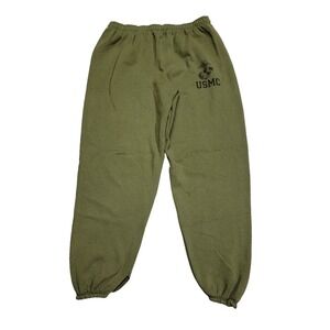 Vintage USMC United States Marine Corps Warm-Up Joggers Men's Large Made In USA